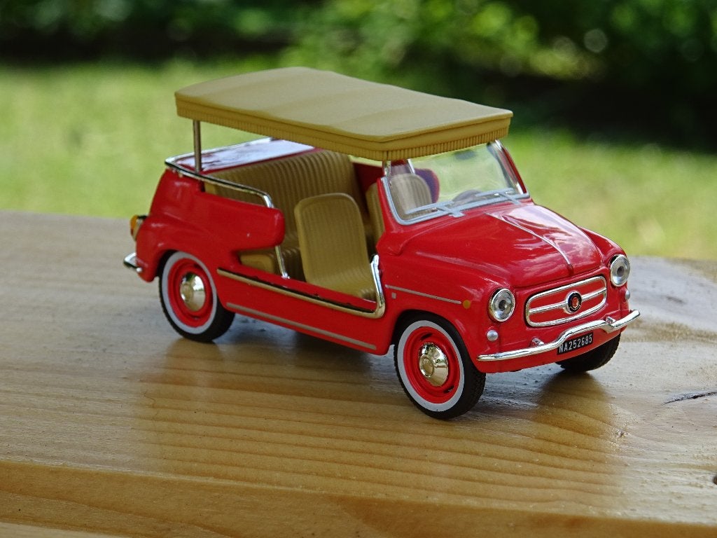 1966 Fiat 600 Jolly "Capri"  - 1/43, Enlèvement ou Envoi, Comme neuf, Voiture