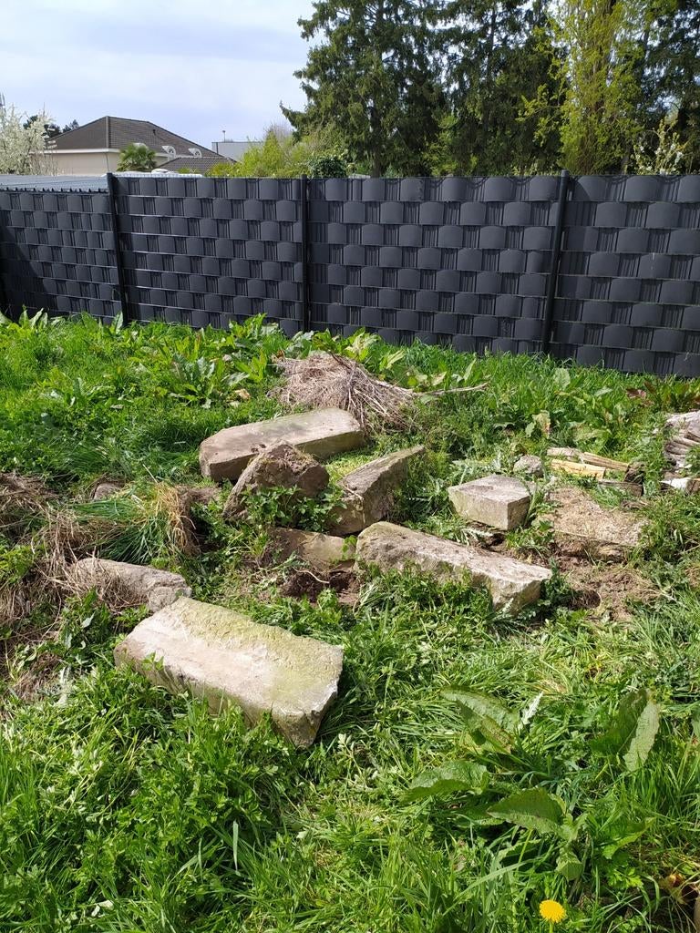 Gratis maaskeien (grote) + dorpel, Ophalen, Kei
