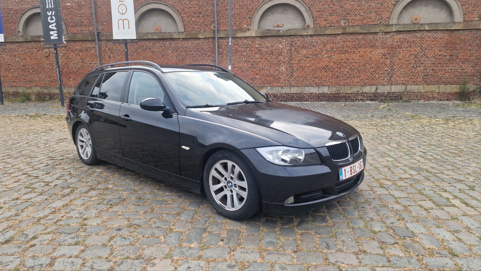 bmw e91 318d 2007 en l'état, Beige, Parkeersensor, Zwart, 5 deurs