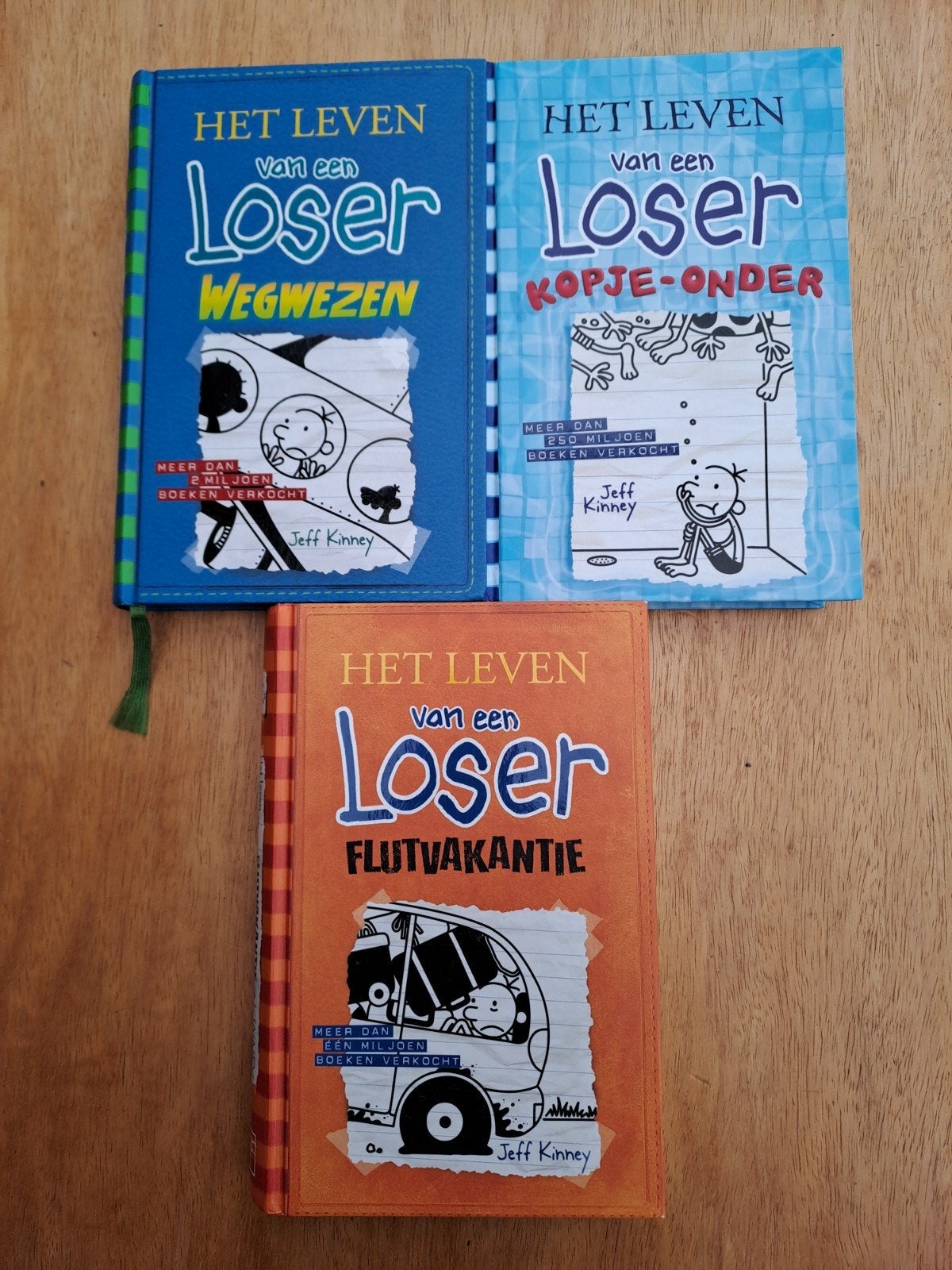 Jeff Kinney - Flutvakantie/Kopje onder/wegwezen, Enlèvement, Jeff Kinney