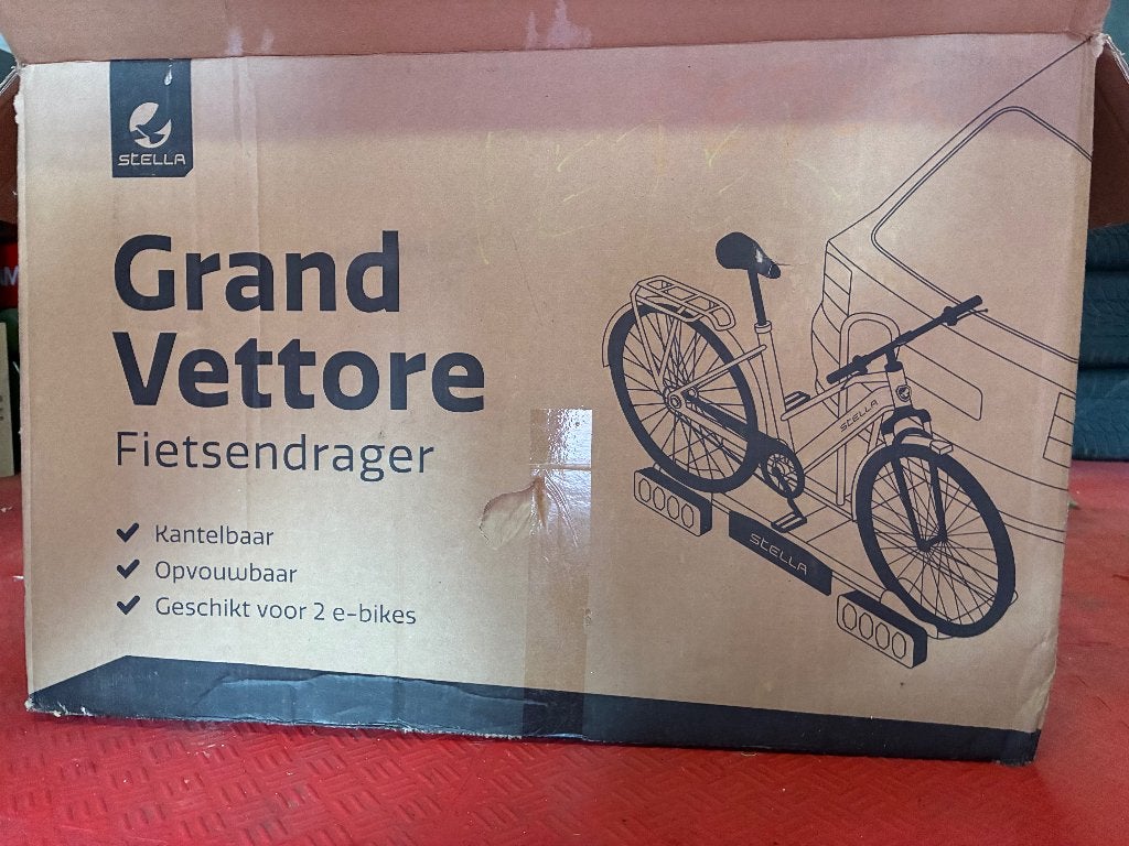fietsendrager Stella Grand Vettore, Ophalen, Nieuw, 2 fietsen, Trekhaakdrager