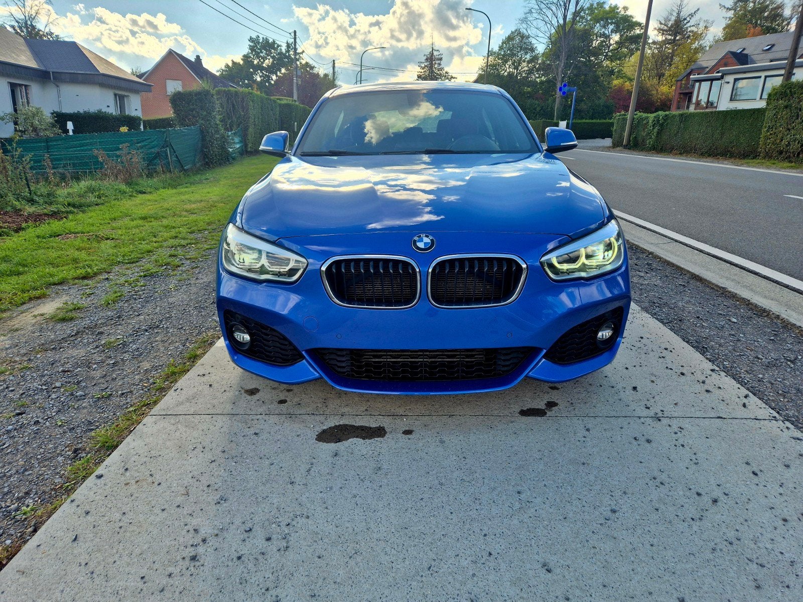 BMW 116D "Pack M" 5Portes, GPS, Led, Airco, Auto's, Blauw, Alcantara, Bedrijf, 3 cilinders