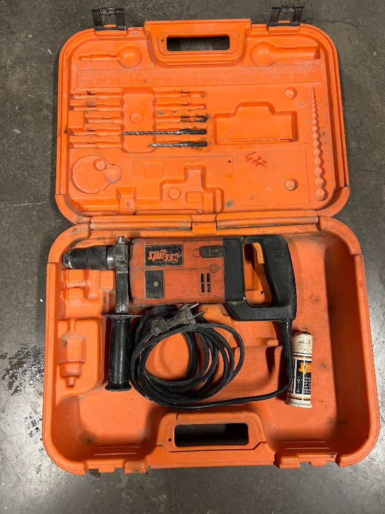 Klopboormachine spit, Gebruikt, Klopboormechanisme, 400 tot 600 watt, Ophalen