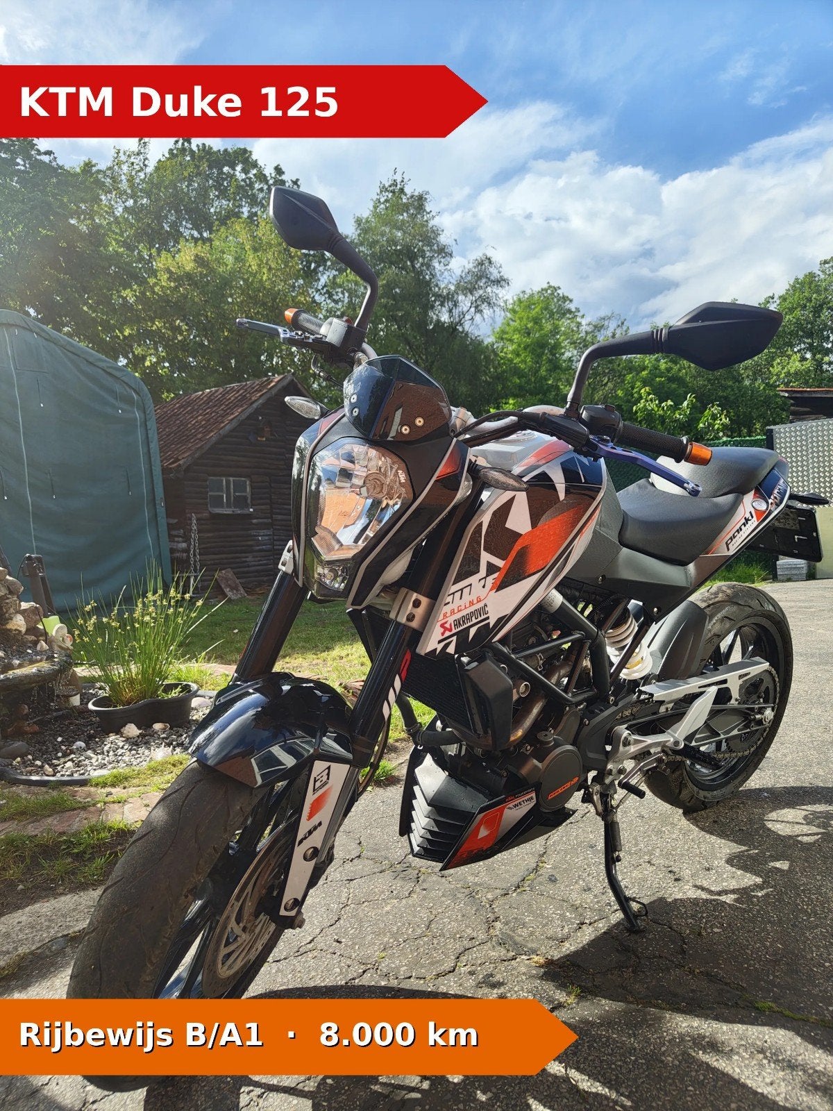 KTM Duke 125 ‼️8000km‼️, Particulier