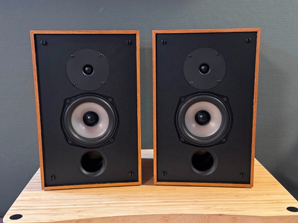 Rogers Ls2/1p, Audio, Tv en Foto, Luidsprekerboxen, Ophalen, Gebruikt, Front, Rear of Stereo speakers