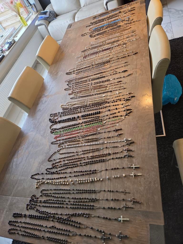 60 paternosters, Ophalen