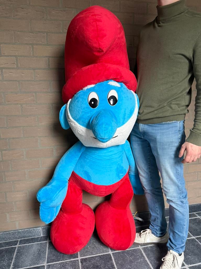 Grote smurf xxl, Collections, Schtroumpfs, Enlèvement, Comme neuf, Grand Schtroumpf