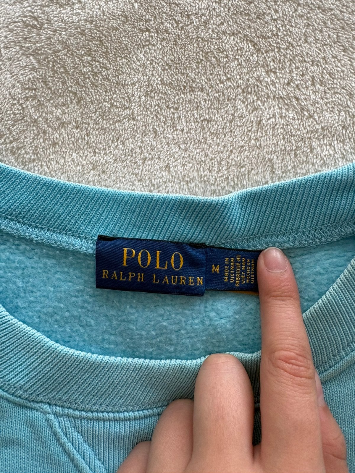 Ralpe Lauren Trui, Kleding | Heren, Verzenden, Gedragen, Maat 48/50 (M), Blauw