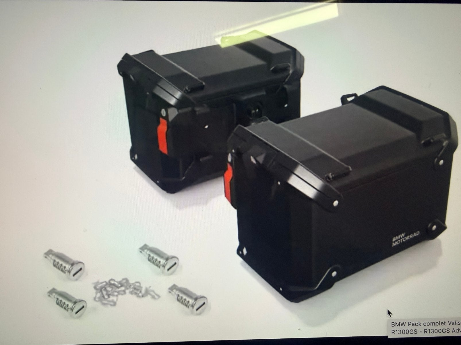 Pack Valises Alu noire BMW R1300GSA, Motos, Enlèvement ou Envoi, Neuf