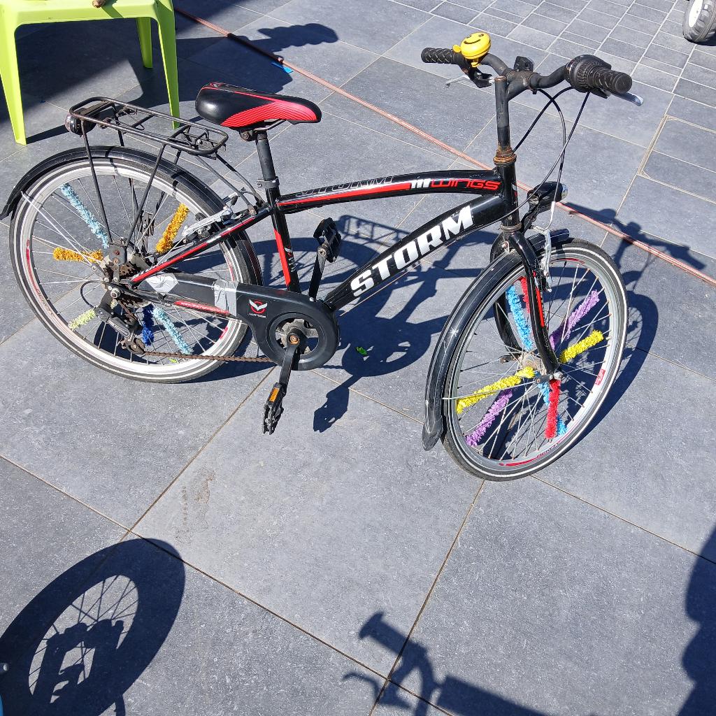 kinderfiets jongen 22inch, Ophalen, 22 inch, Gebruikt, Velgrem