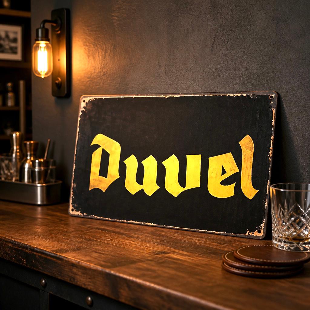 Metalen wandplaat Duvel, Verzamelen, Biermerken, Nieuw, Reclamebord, Plaat of Schild, Duvel, Ophalen of Verzenden