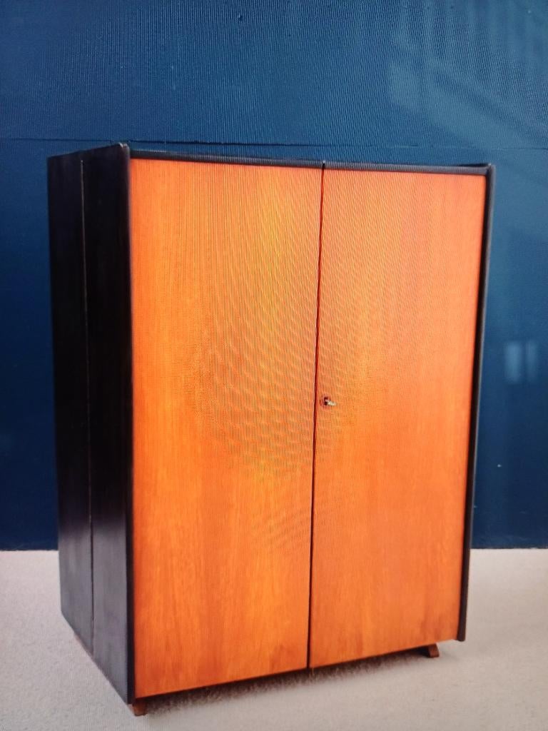 Bureau secrétaire vintage MAGIC BOX, Maison & Meubles, Bureaux, Utilisé, Secrétaire, Autres marques, Vintage, Bois, Noir, Avec tiroirs