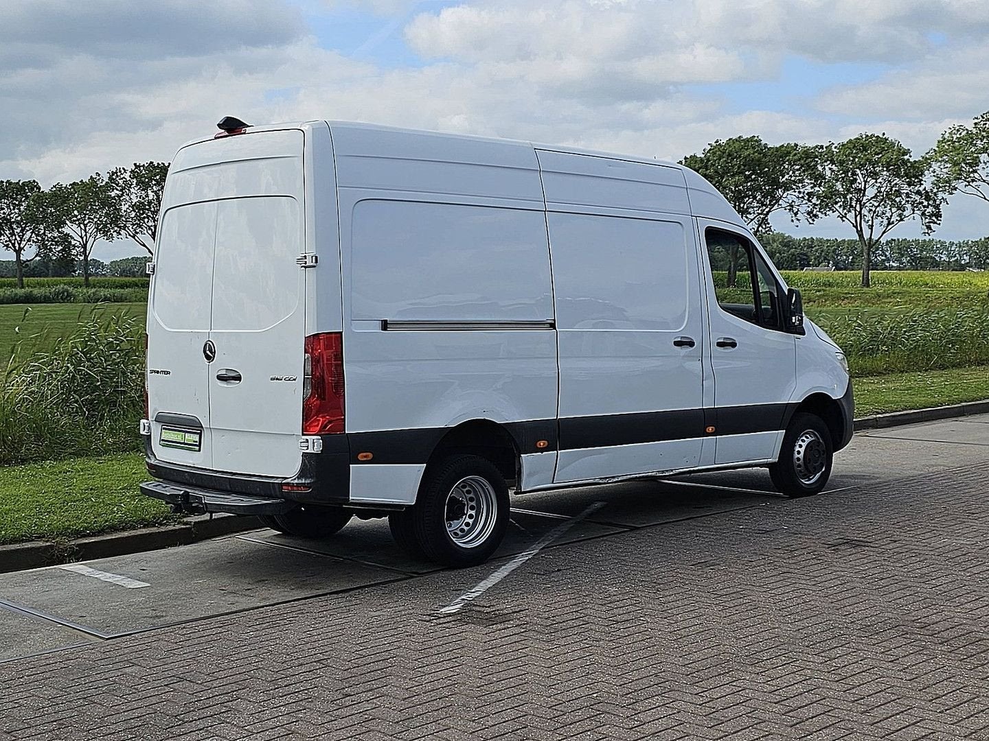 Mercedes-Benz SPRINTER 516 L2H2 Dubbellucht N1!, Auto's, Wit, Mercedes-Benz, Bedrijf, Te koop