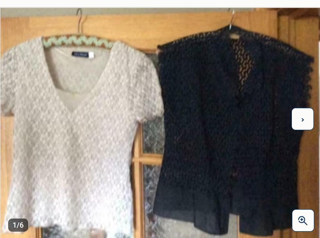 2 chemisiers vintage taille S, Vêtements | Femmes, Enlèvement ou Envoi, Comme neuf, Taille 36 (S)