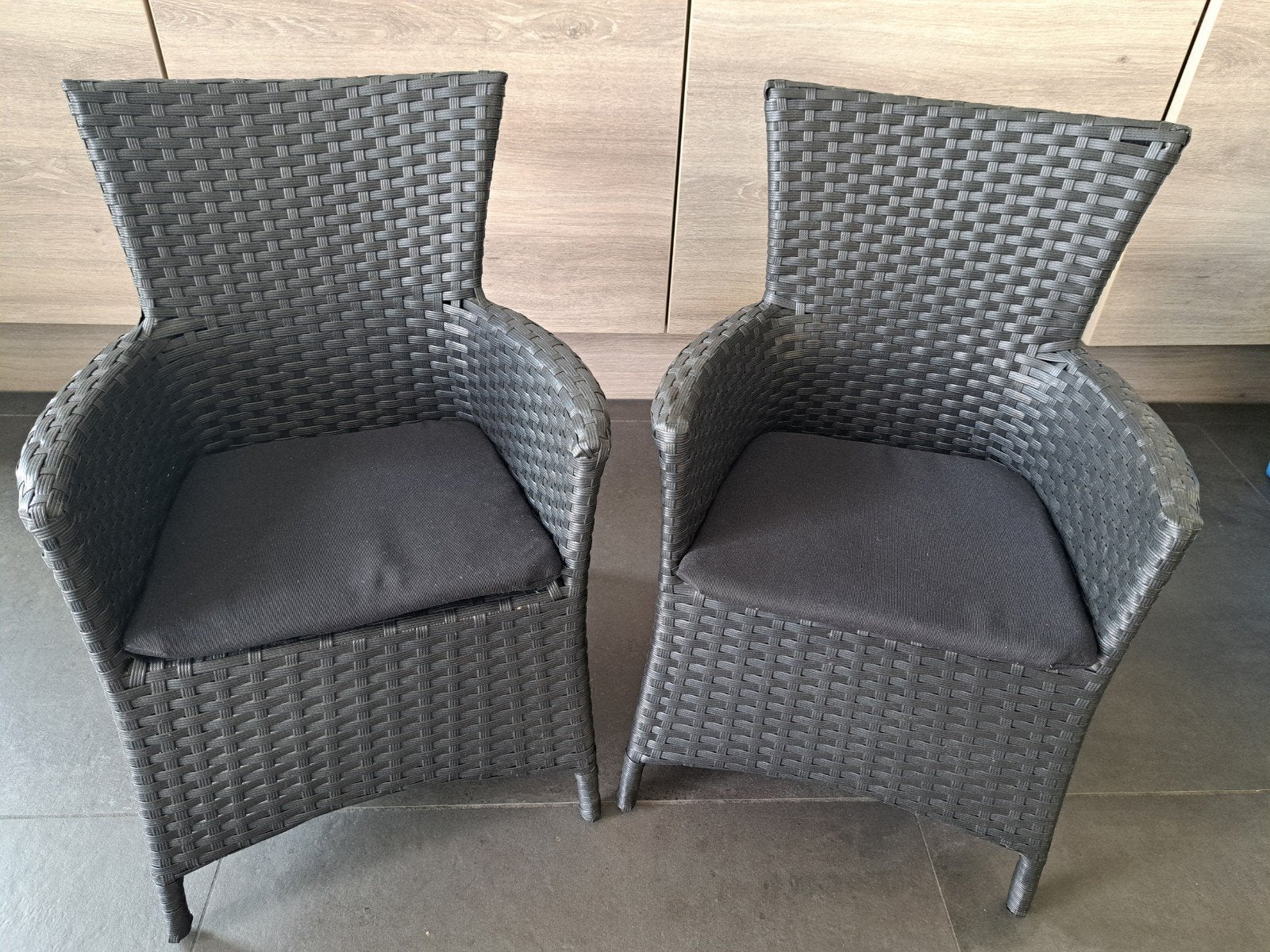 2 nouvelles chaises de jardin pour enfants, gris foncé, Enlèvement, Neuf