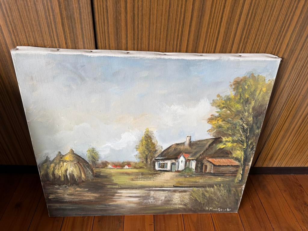 Schilderijen (60x50 cm) - Landschappen - olie op doek, Enlèvement