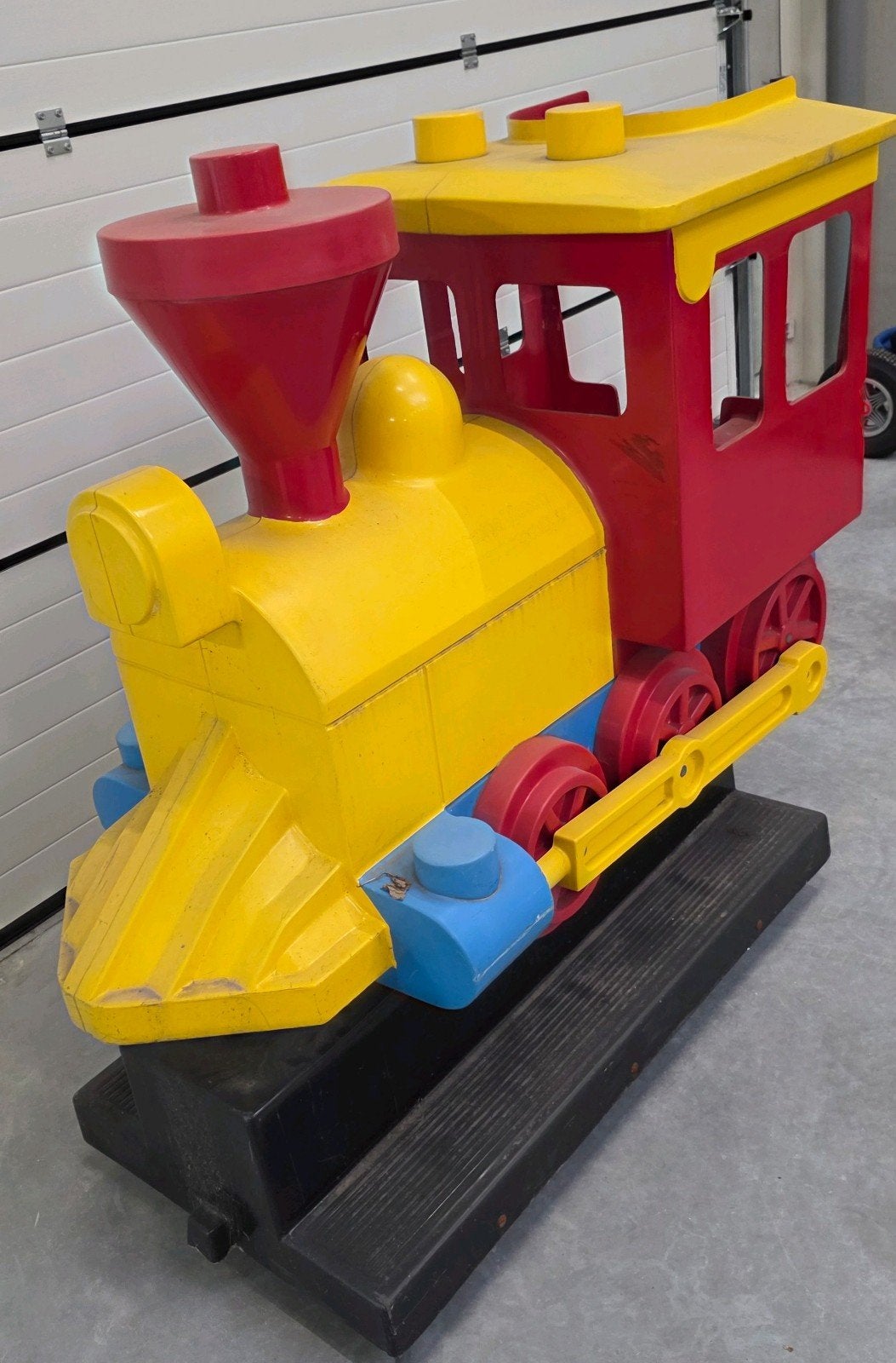 Vintage elektrische kindertrein attractie – jaren 1980!, Enlèvement, Utilisé, Autres types