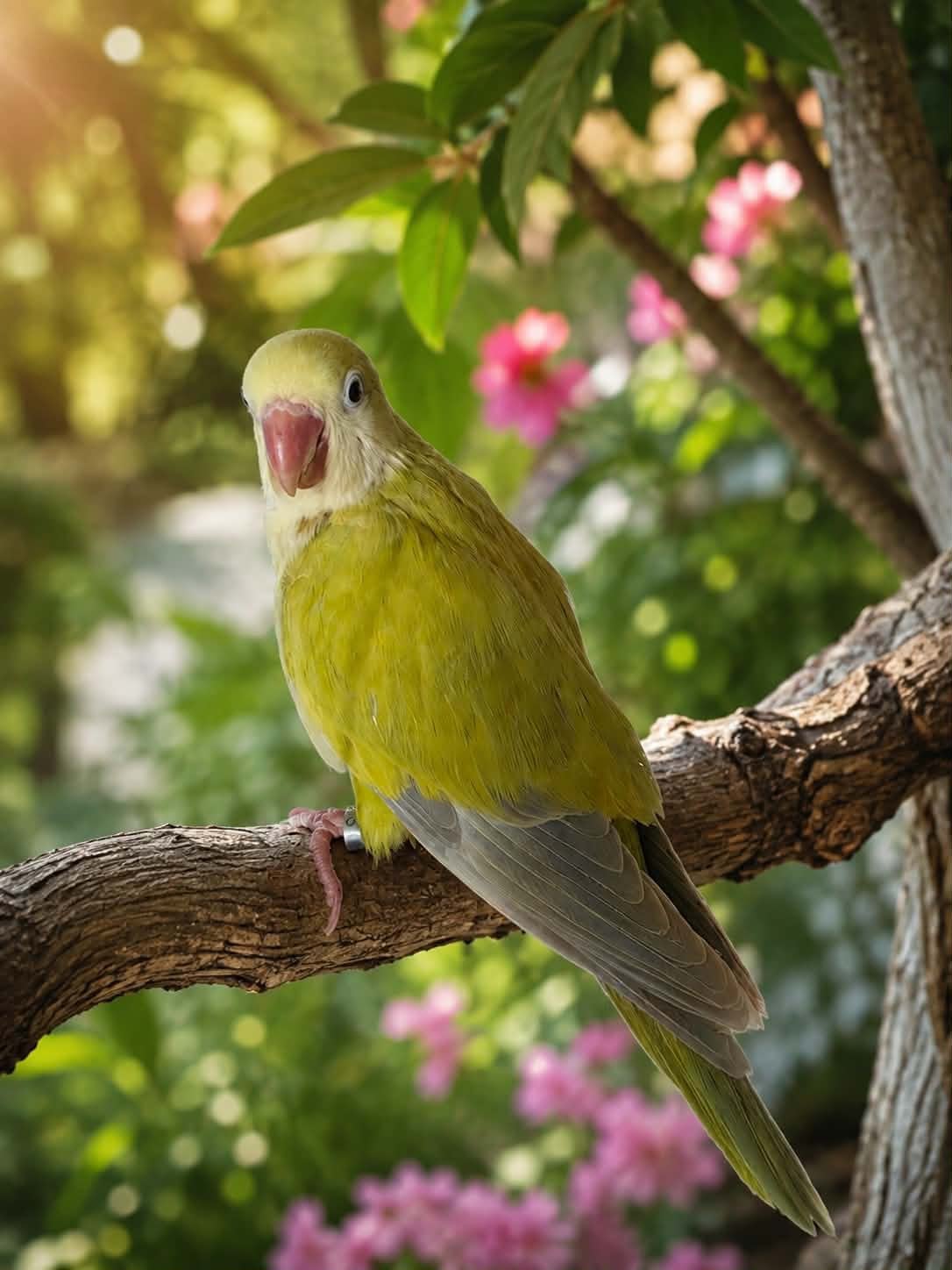 Parkietmuis, Dieren en Toebehoren, Vogels | Parkieten en Papegaaien, Mannelijk, Papegaai, Pratend
