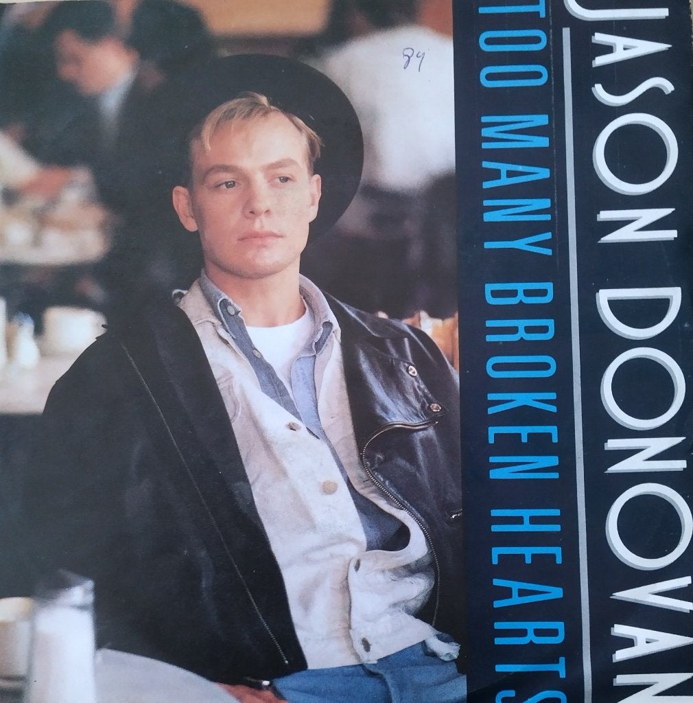Jason Donovan - Too many broken hearts, Cd's en Dvd's, 7 inch, Ophalen of Verzenden, Pop, Overige typen