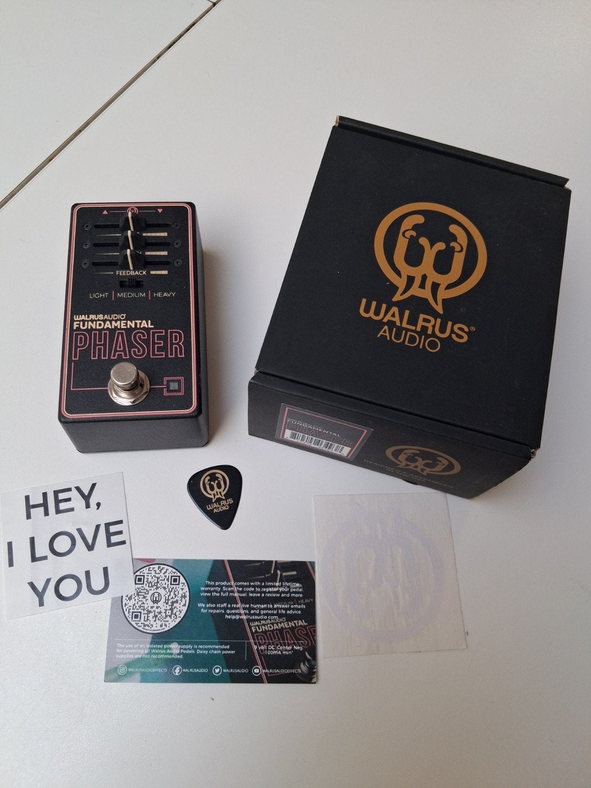 walrus audio fundamental phaser, Muziek en Instrumenten, Ophalen of Verzenden, Zo goed als nieuw