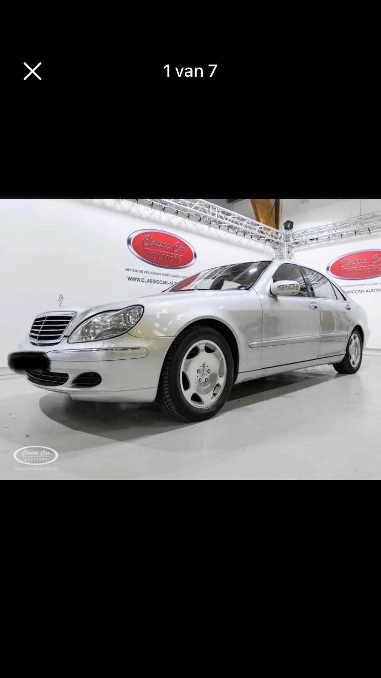 Mercedes benz S350 long 179000km 2004 benzine, Auto's, Automaat, 4 deurs, Achterwielaandrijving, Zwart