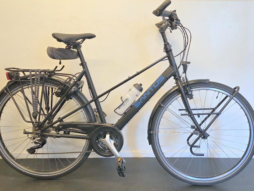 SANTOS Travelmaster 2.8 toer-vakantiereis fiets, Fietsen en Brommers, Overige merken, 53 tot 56 cm, Velgrem, Versnellingen