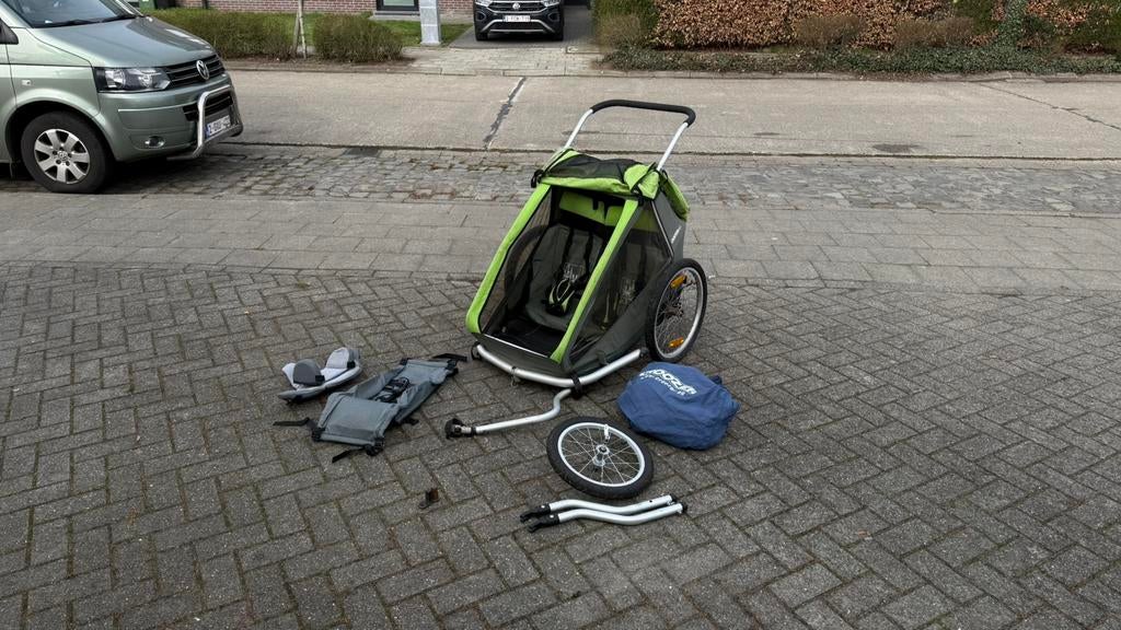 Croozer Kid 2, Fietsen en Brommers, Ophalen, Gebruikt, Kinderkar