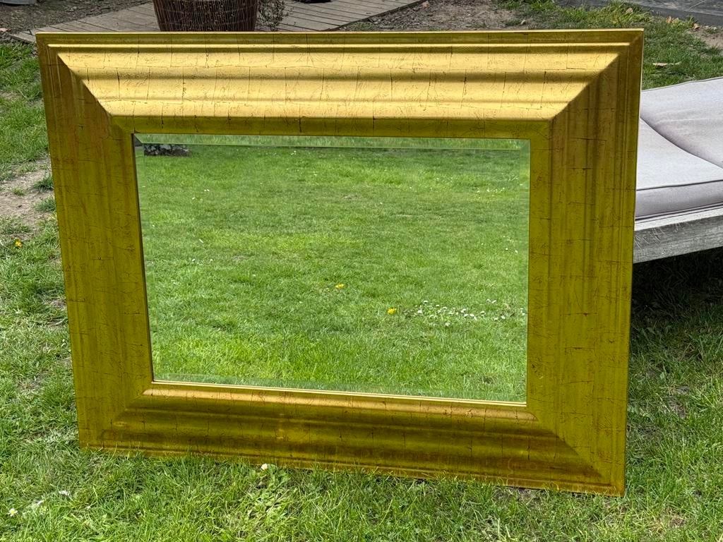 Prachtige spiegel, Antiek en Kunst, Ophalen, Rechthoekig, 100 tot 150 cm, Minder dan 100 cm