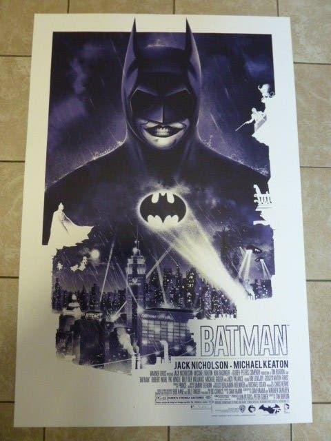 Poster Batman"Ever Dance With The Devil" 95/100ex!! RARE!!!, Rectangulaire vertical, Comme neuf, Enlèvement, Cinéma et TV