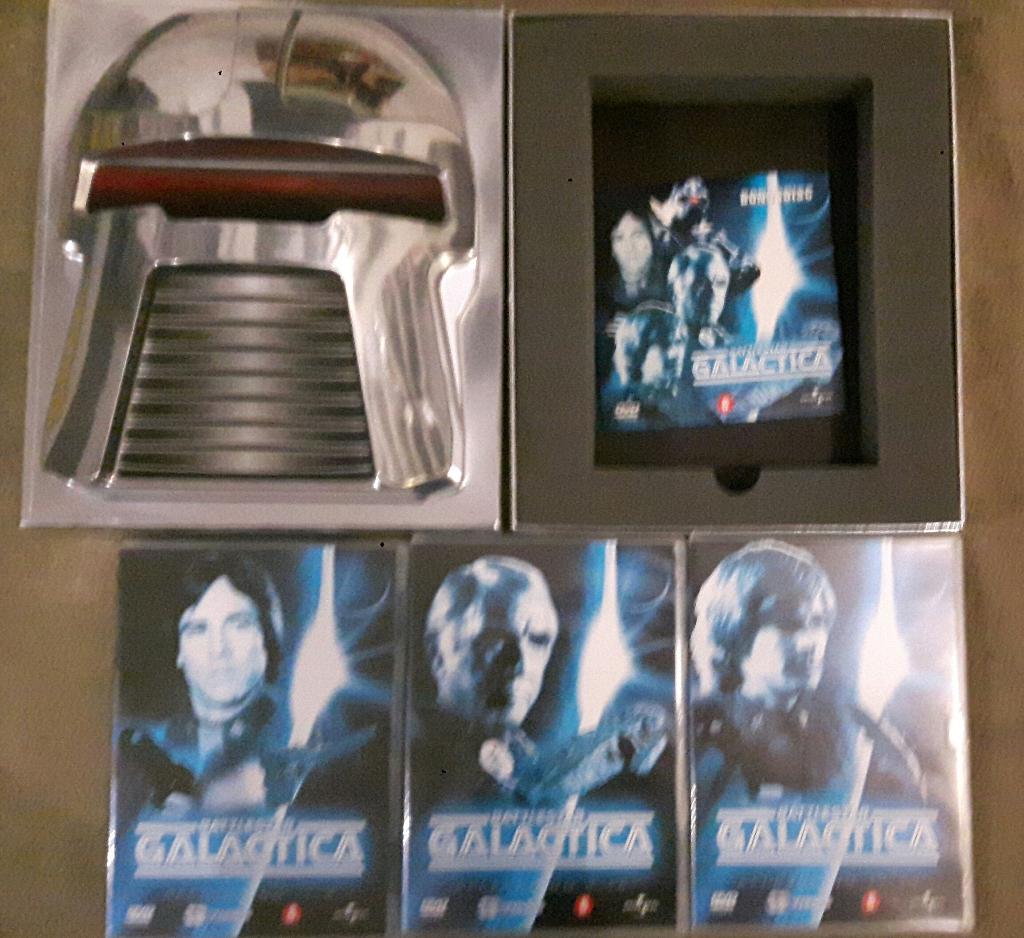 Battlestar Galactica 1978 serie Limited Edtion Ceylonhelm, Cd's en Dvd's, Ophalen of Verzenden