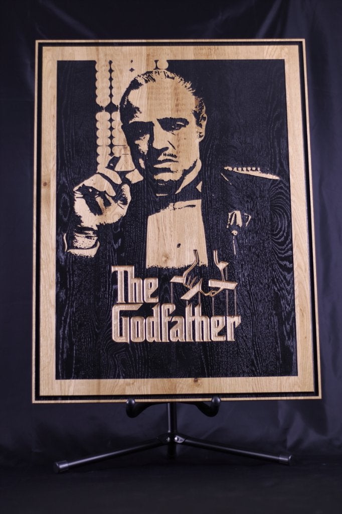 Limited time 20% | The Godfather | Gefreesd in Eiken, Antiek en Kunst, Kunst | Overige Kunst, Verzenden