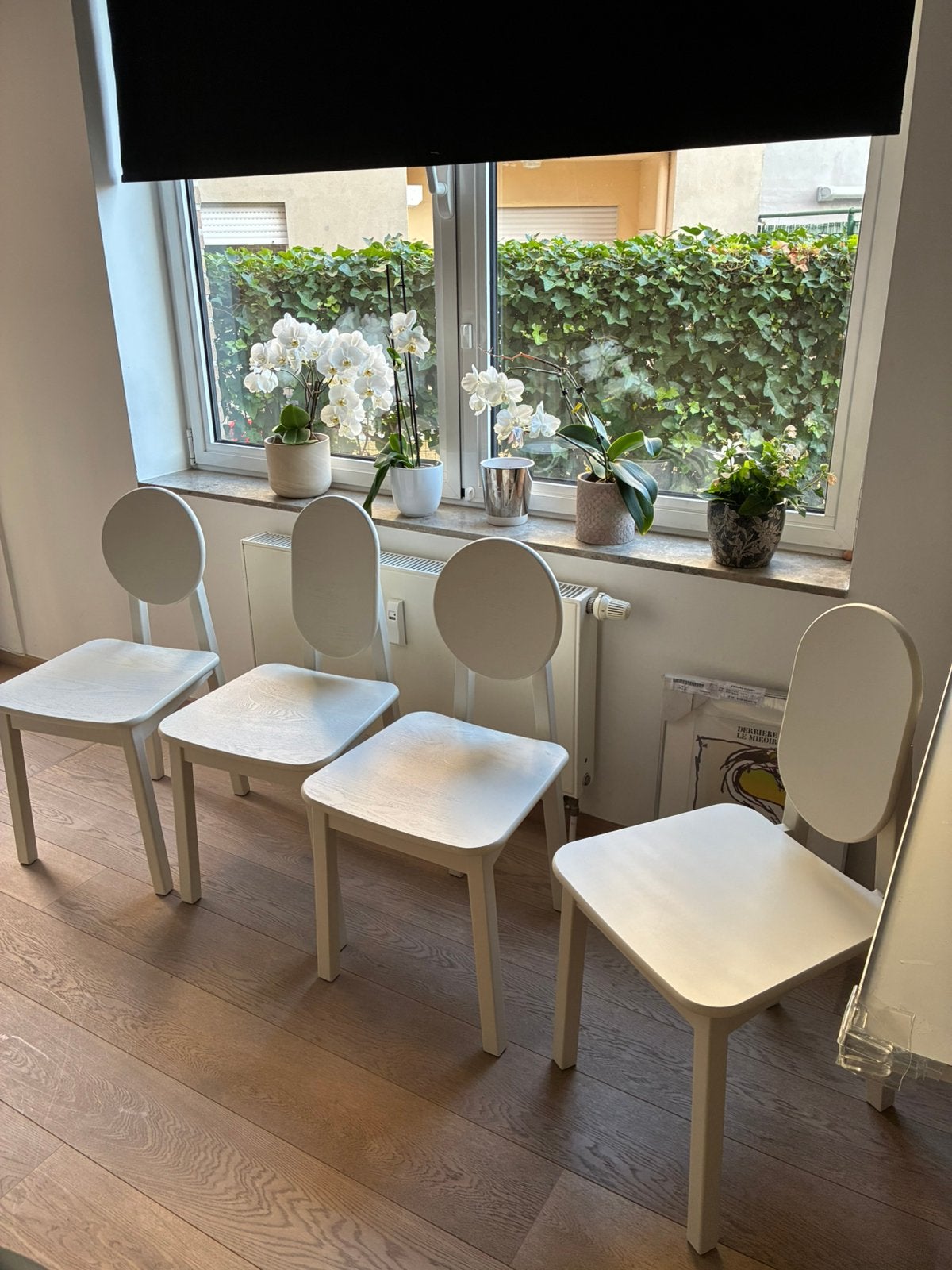 Chaises 4 style scandinave, Maison & Meubles, Chaises, Scandinavisch, Comme neuf, Enlèvement, Blanc