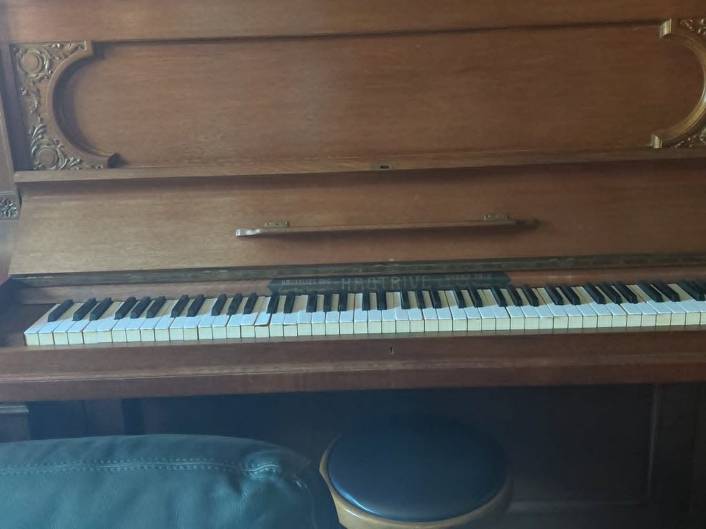 Piano, Musique & Instruments, Enlèvement, Utilisé, Brun, Piano