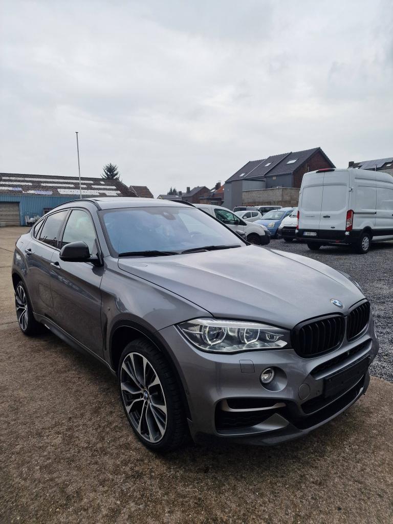 BMW X6 M50d, Autos, Cuir, Argent ou Gris, Achat, Euro 6
