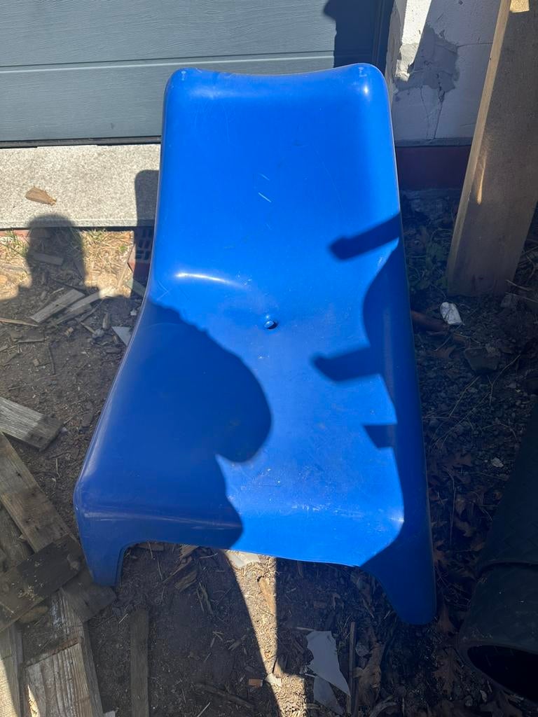 2 blauwe ligzetels IKEA, Tuin en Terras, Ligbedden, Ophalen, Zo goed als nieuw