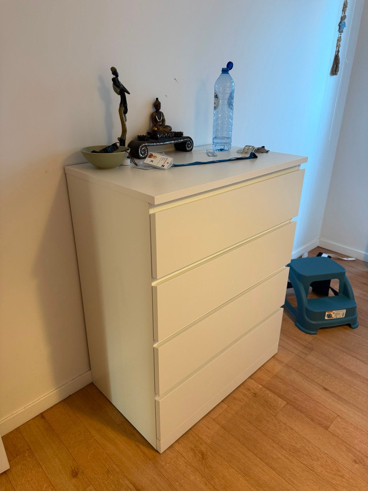 Ladekasten-Mooie en praktische IKEA MALM ladekast wit., Ophalen, Zo goed als nieuw