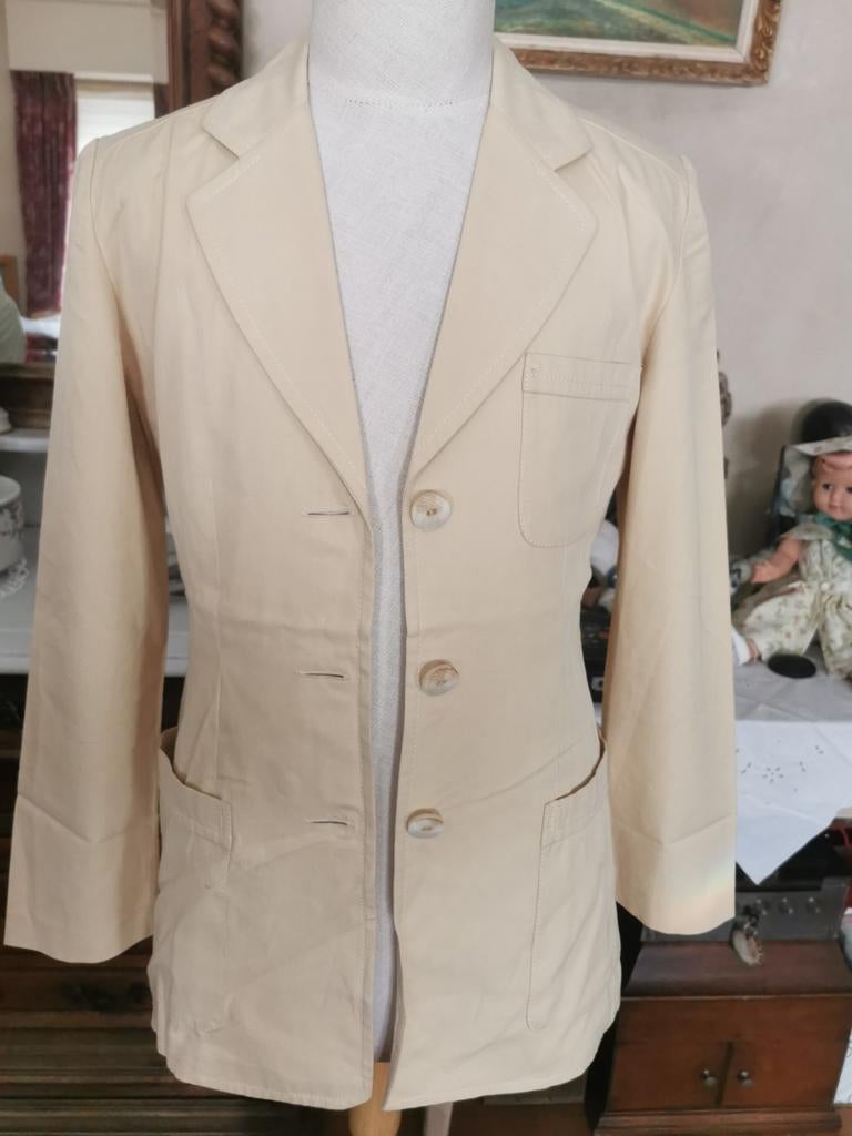 Très belle veste pour femme en coton de Caroline Biss, Enlèvement, Taille 38/40 (M), Jaune, Manteau