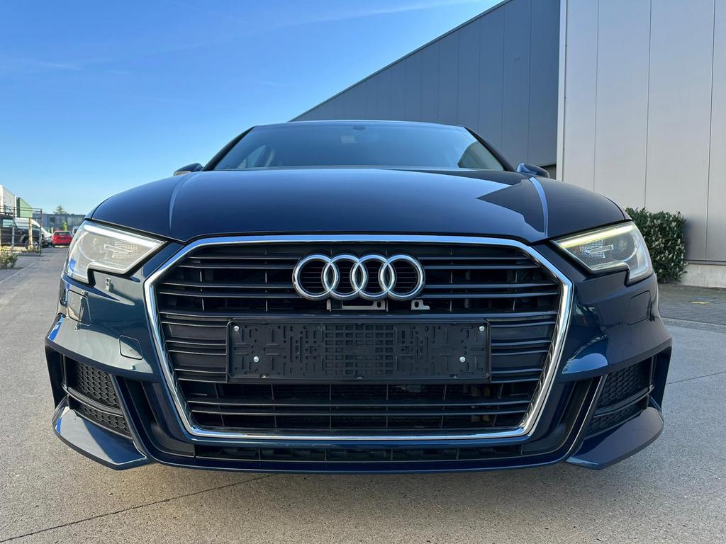 Audi A3 S-line 1.6d automaat LED|Navi|Cruise|Multi|trekh|BTW, Autos, Achat, Euro 6, Entreprise, Entretenue par le concessionnaire
