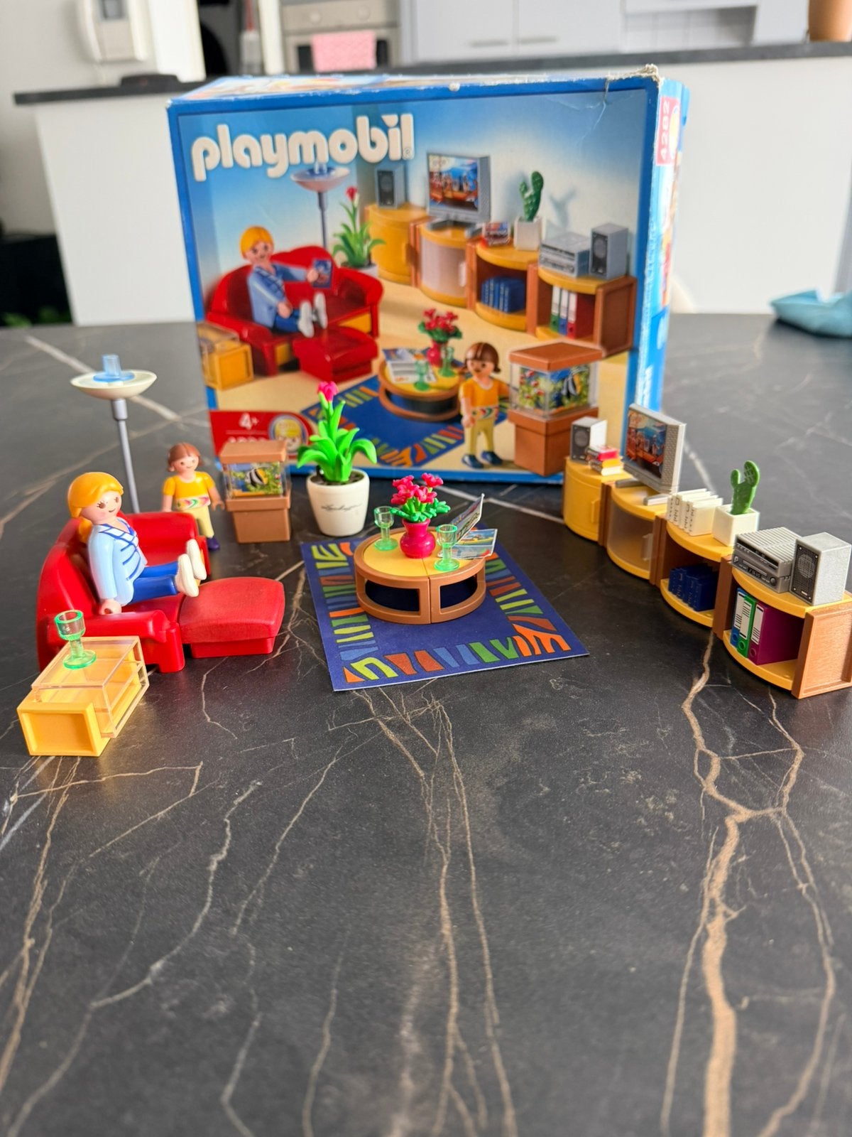 Woonkamerset Playmobil, Enfants & Bébés, Enlèvement ou Envoi, Comme neuf, Kit complet, Autres types