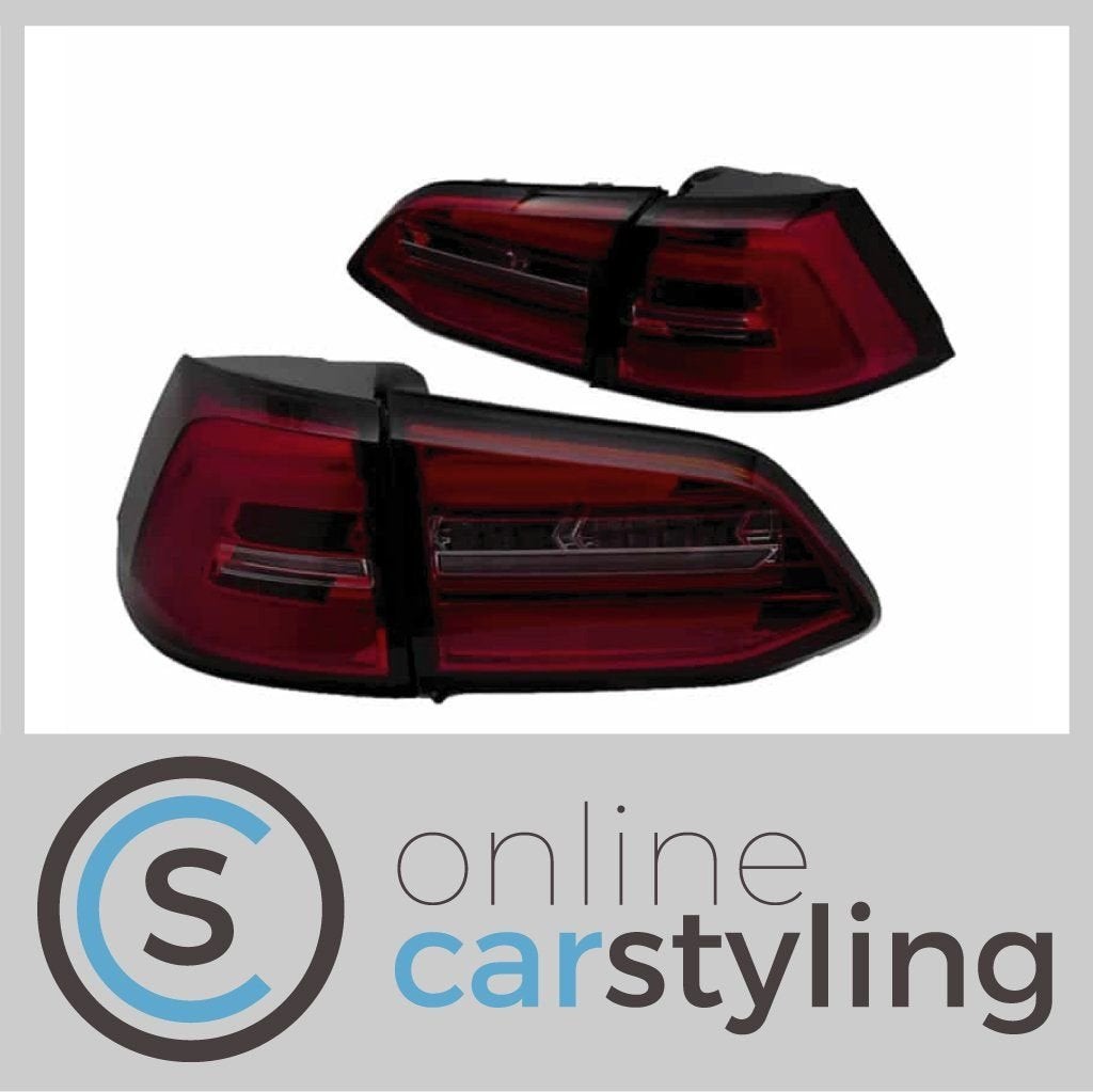 LED Achterlichten VW Golf VII Variant Rood Smoke Lightbar De, Neuf, Volkswagen, -, -