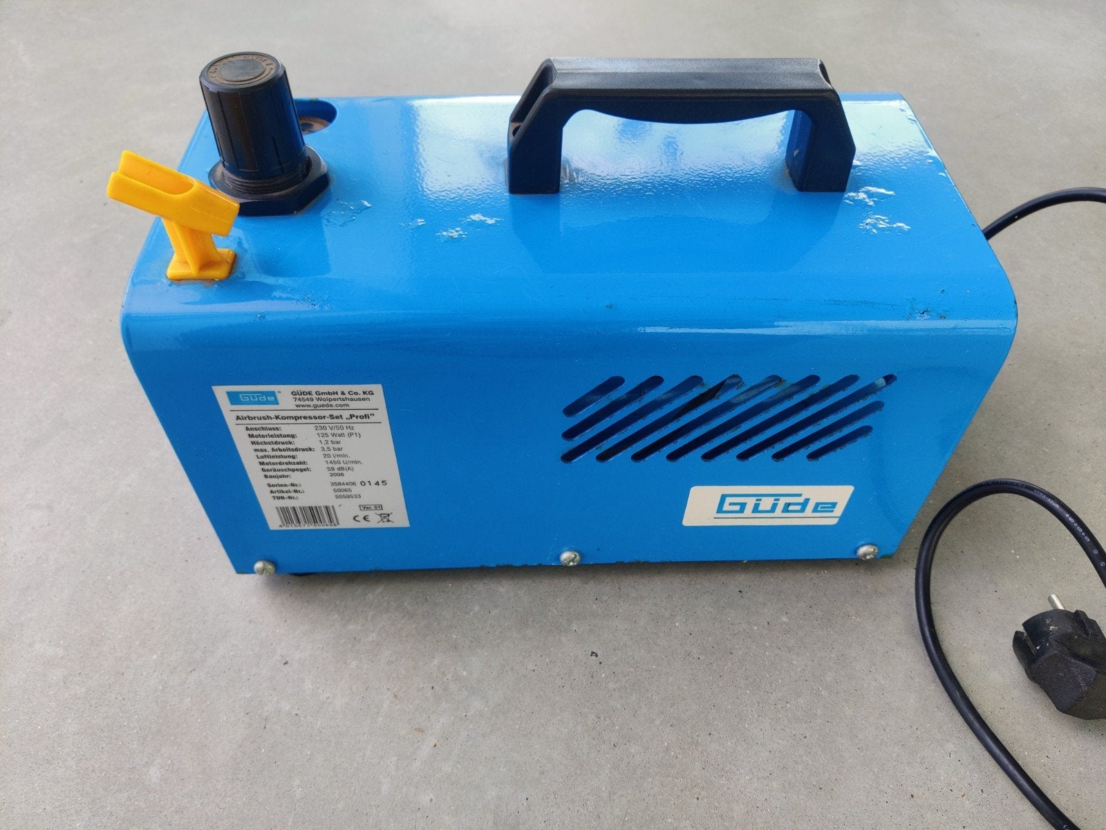 Gude airbrush compressor., Hobby en Vrije tijd, Ophalen