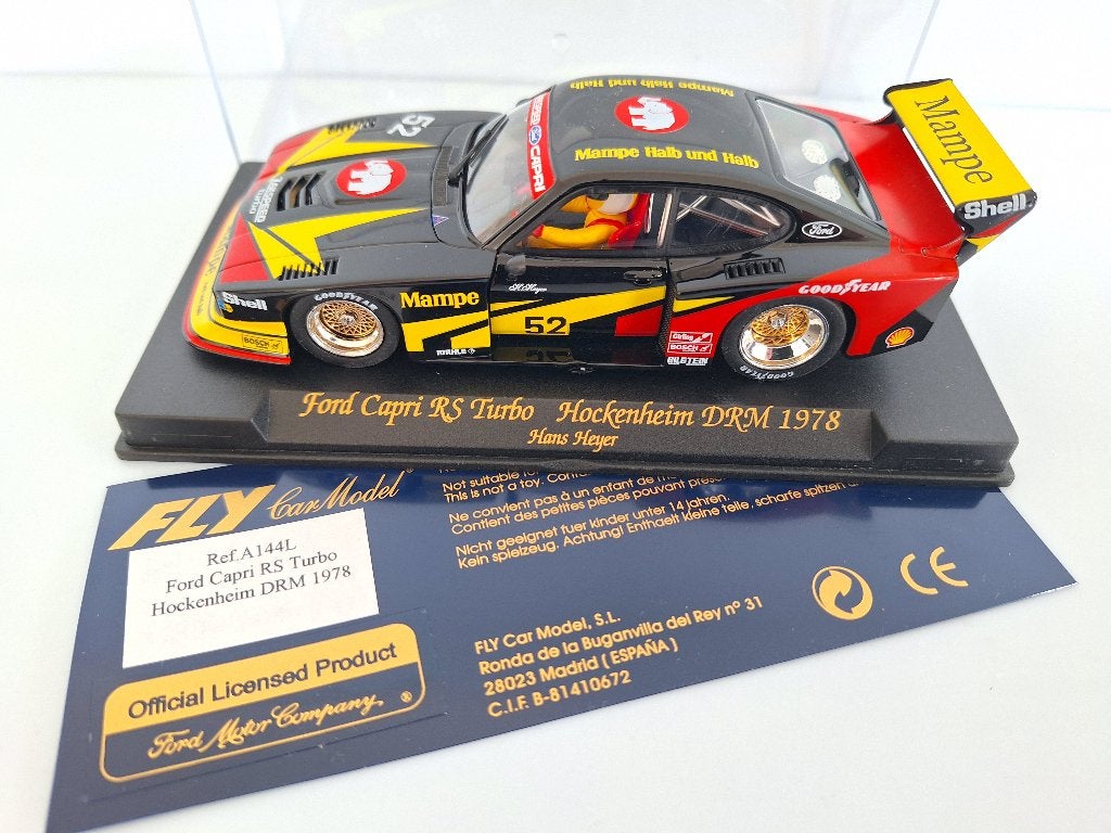 Fly Zakspeed Ford Capri RS Turbo Hockenheim A144L Met Licht, Neuf, Autres marques, Électrique, Circuit