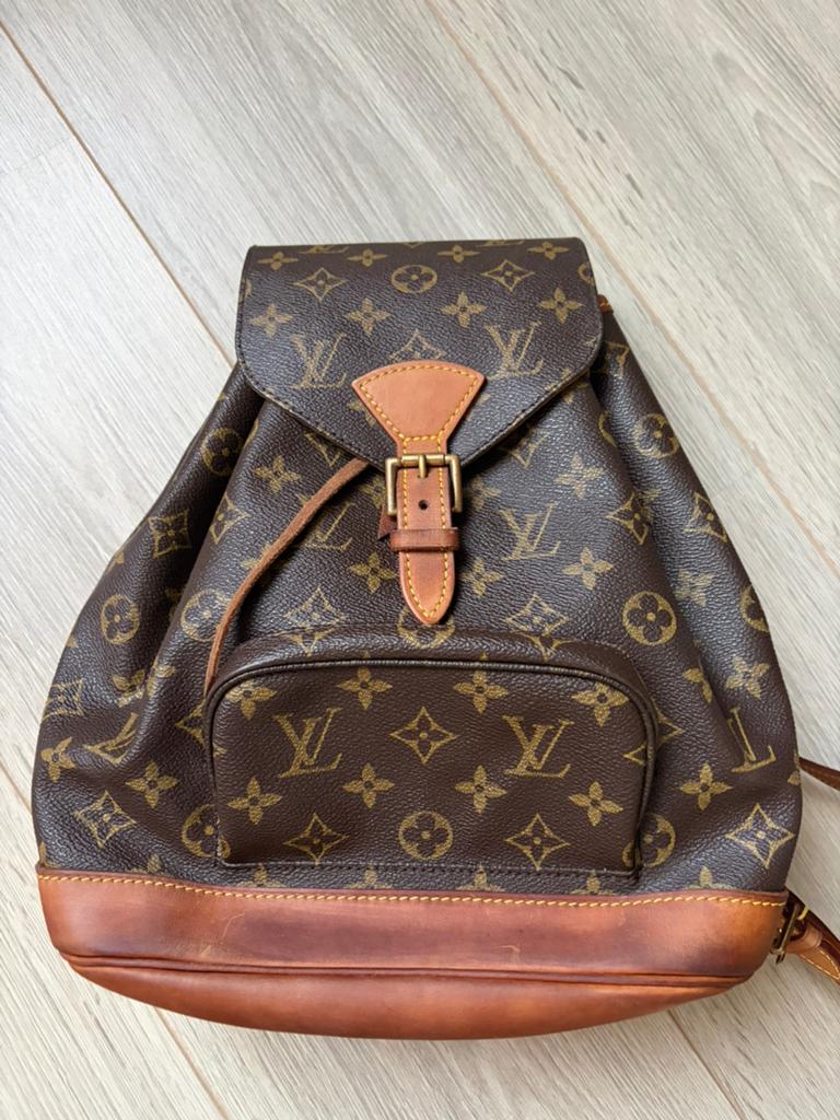 Louis Vuitton Mont-Souris tas, Ophalen of Verzenden, Gebruikt