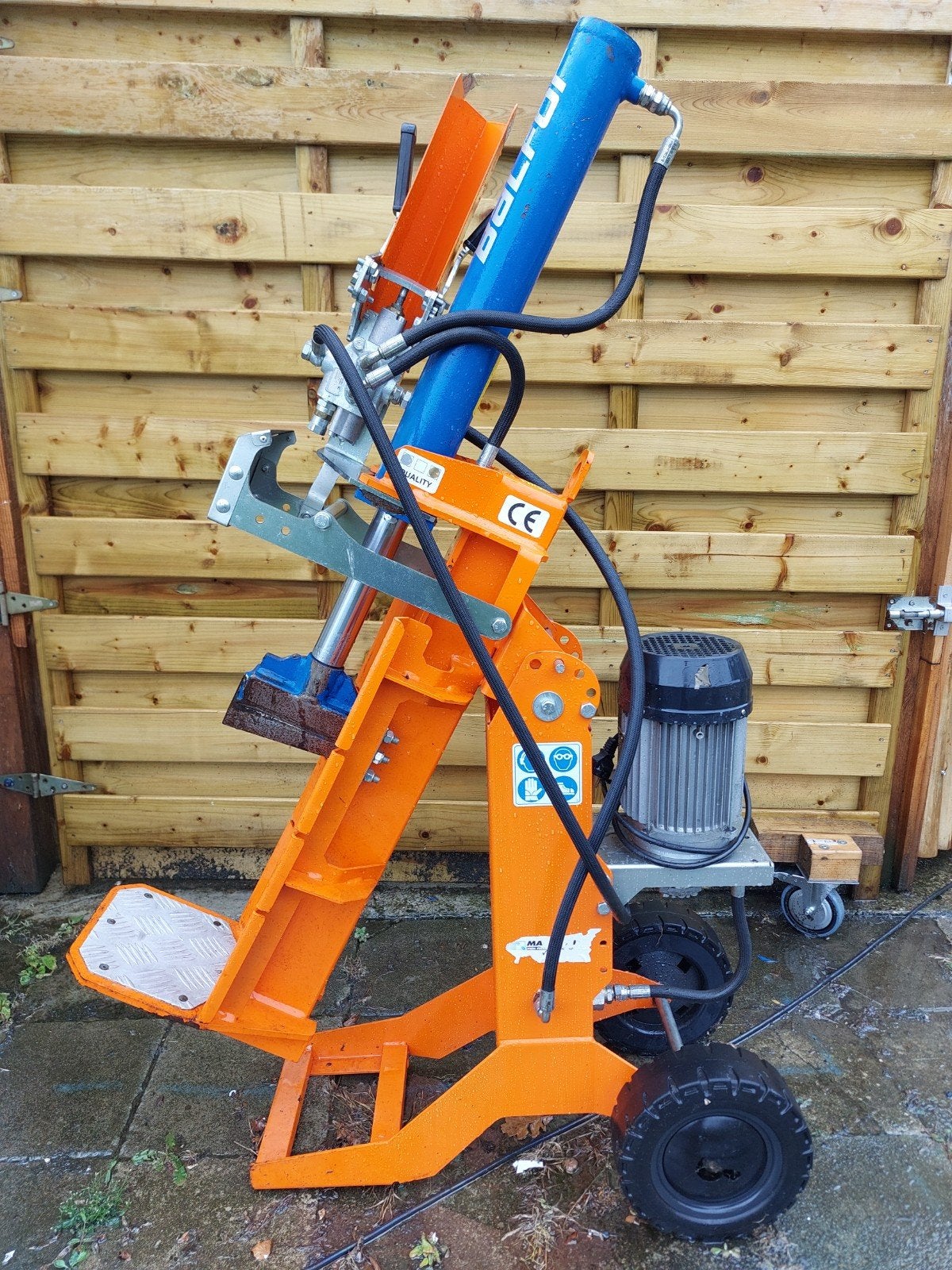 Balfor kloofmachine, Ophalen