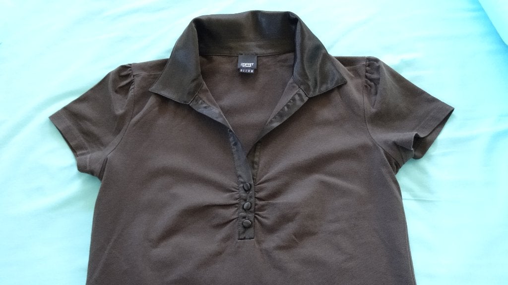 TOP ESPRIT BRUIN, Kleding | Dames, Topjes, Bruin, Maat 42/44 (L), Ophalen of Verzenden, Korte mouw