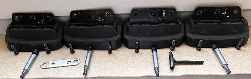 Ensemble de fixation Thule 3169 + 753 pour BMW Série 5 Sedan, Enlèvement, Utilisé
