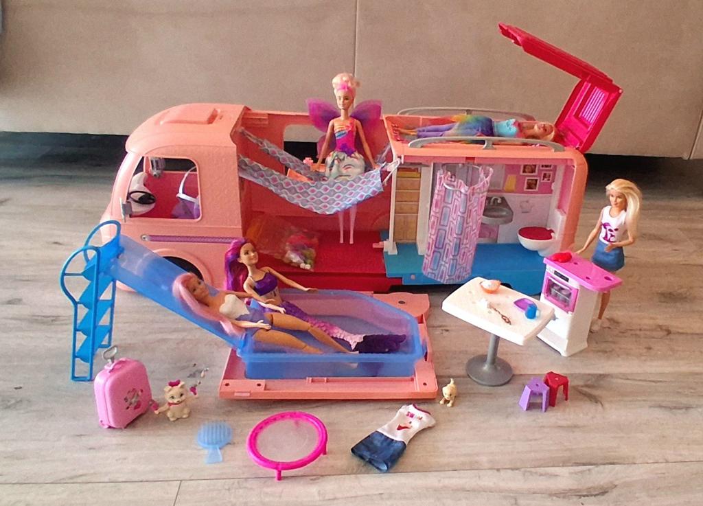 Barbie camper, Kinderen en Baby's, Ophalen, Barbie