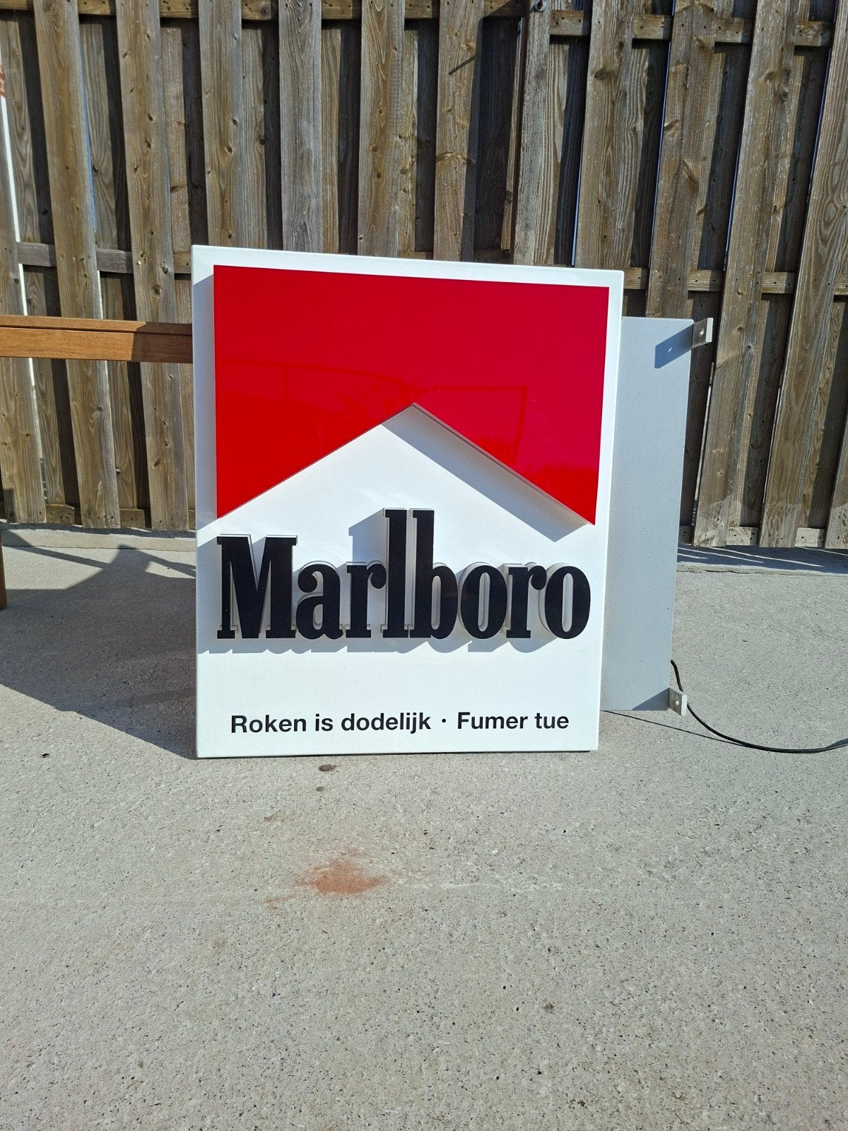 lichtreclame Marlboro, Collections, Enlèvement, Table lumineuse ou lampe (néon)