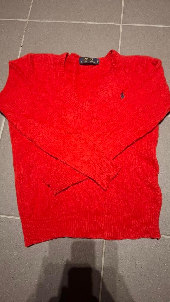 Rode ralp lauren knitwear, Kleding | Dames, Ophalen, Polo Ralph Lauren, Zo goed als nieuw, Maat 36 (S)