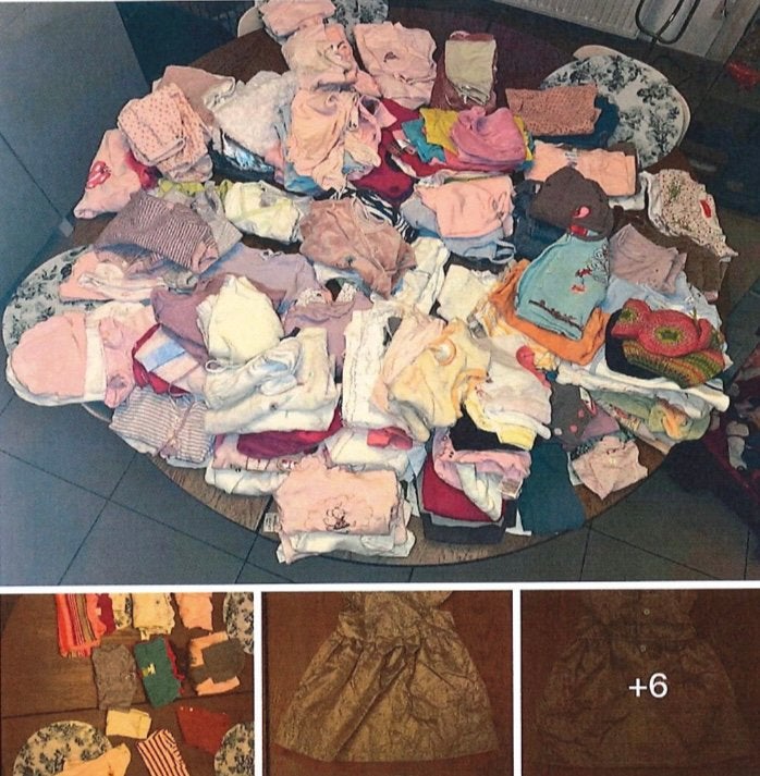 Lot de vêtements bébé fille  0 à 1 an, Kinderen en Baby's, Babykleding | Maat 56, Ophalen, Zo goed als nieuw, Meisje